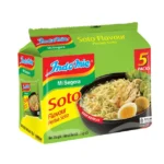 Indomie Mi Segera Soto Flavor Soup Noodles 5psc Family Pack - Image 2