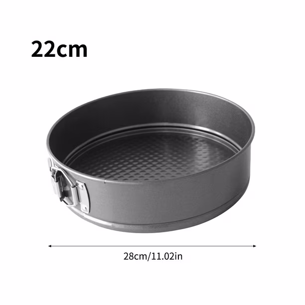 0ae45a63-b069-4940-b7ef-a69861ae5680.4bc0830dc6693337064c29d973d80b1e Non Stick Round Cheese Cake Mould 22 Cm - Image 1