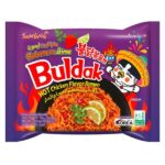 Samyang Habanero Lime Buldak Hot Chicken Flavor Ramen 5psc Family Pack - Image 2