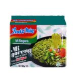 Indomie MI Goreng Green Chili Flavor Fried Noodles  5psc Family Pack