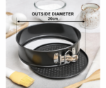 Non Stick Round Cheese Cake Lock Mould 20 Cm( 8 inches)
