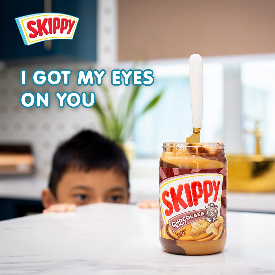 Skippy Chocolate Stripe Peanut Butter Weight: 500g Origin: USA Skippy Chocolate Stripe Peanut Butter 500g - Image 1