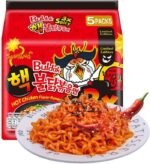 Samyang Buldak Hot Chicken Flavor Ramen 3x Spicy 5pcs Family Pack - Image 2