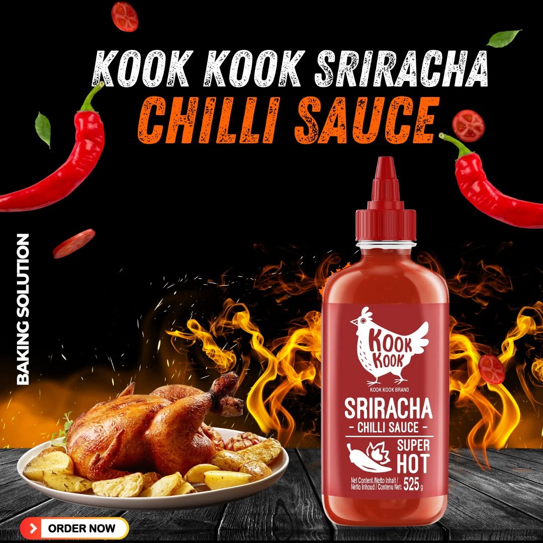 Kook Kook Sriracha Chili Sauce Kook Kook Sriracha Chili Sauce 510g - Image 1