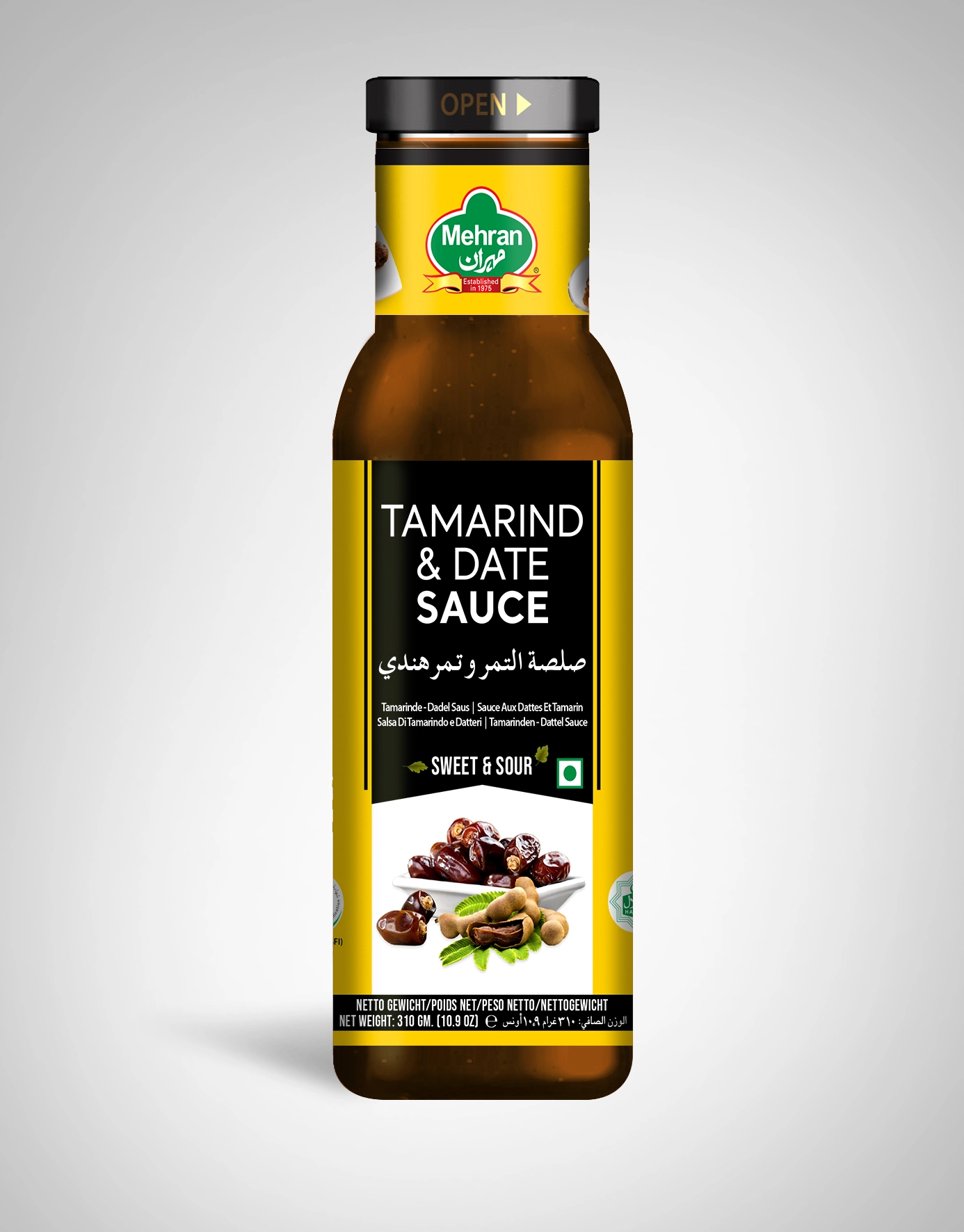 Tamarind & Date Sauce Mehran Tamarind & Date Sauce 310g - Image 1