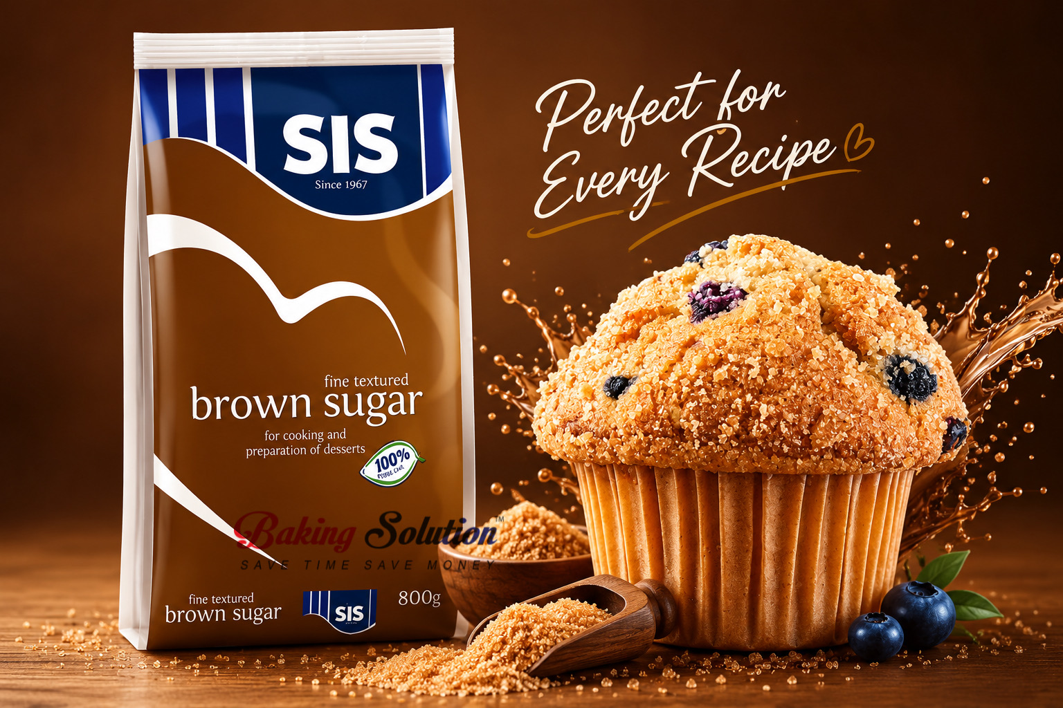 93A63304-EEE5-48B7-AD23-33D3AA73CFB1 SIS Brown Sugar 800g - Image 1