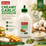 Herman Creamy Garlic Mayonnaise 500ml