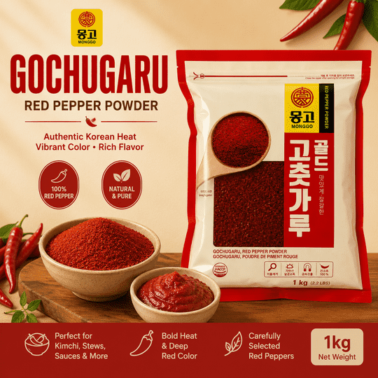 Gochugaru, Red Pepper Powder For Kimchi 1kg Gochugaru Red Pepper Powder 1kg packet - Image 1