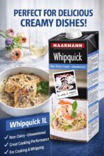 Naarmann Whipquick Non-Dairy Cream (Unsweetened) – 1000ml - Image 2