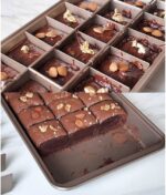 Non-Stick Brownie Baking Pan with Removable Divider | 18-Cavity Pre-Cut Baking Mold - Image 4