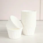 White Baking Cups