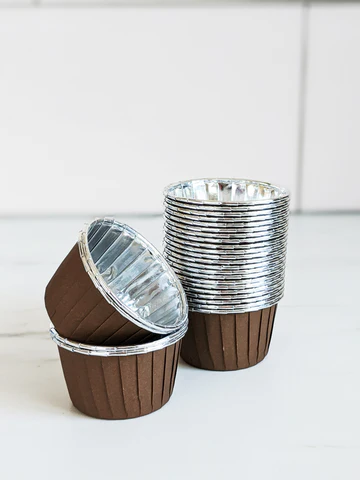 PXL_20210601_152653611.PORTRAIT_360x Brown and Silver Chrome Metallic Baking Cups - Image 1