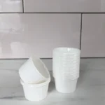 Mini White Baking Cups