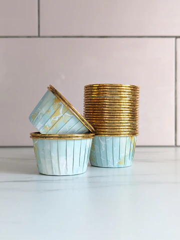 PXL_20231021_120542182_360x Duck Egg Marble and Gold Metallic Baking Cups - Image 1