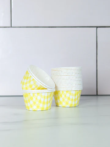 PXL_20240329_121636053_360x Yellow Gingham Baking Cups - Image 1