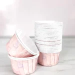 Pink Hearts Baking Cups