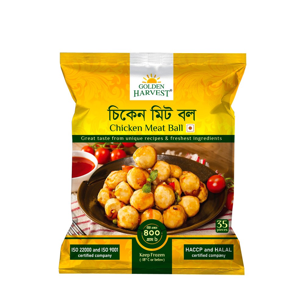 golden-harvest-frozen-chicken-meat-ball-400-gm Frozen Chicken Meat Ball 400 gm - Image 1