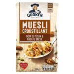 Quaker Muesli Pecan and Brazil Nuts Breakfast Cereal – 500g Pack