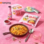 Samyang Carbo Hot Chicken Flavor Ramen 5pcs Family Pack - Image 2