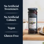 St Dalfour Blackcurrant Fruit Spread 284g Glass Jar - Image 2