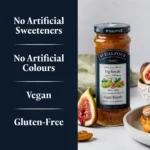 St Dalfour Fig Royale Fruit Spread 284g Glass Jar - Image 2