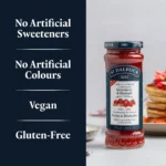 St Dalfour Strawberry & Rhubarb Fruit Spread 284g Glass Jar - Image 2