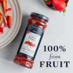 St Dalfour Strawberry & Rhubarb Fruit Spread 284g Glass Jar