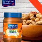 American Garden Natural Peanut Butter Crunchy 454g