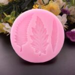 Three Leaves Fondant Silicone Mold