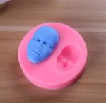 Human Faace Silicon Fondant Mold - Image 5