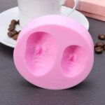 Human Faace Silicon Fondant Mold