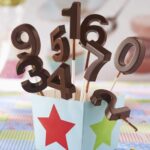 Silicone Chocolate & Candy Molds Shaped as numbers 0-9. - Image 4
