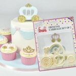Fondant Princess Queen Carriage Cutter 3psc Set