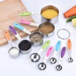 Measuring Cups and Spoons Set of 09psc Stainless Steel