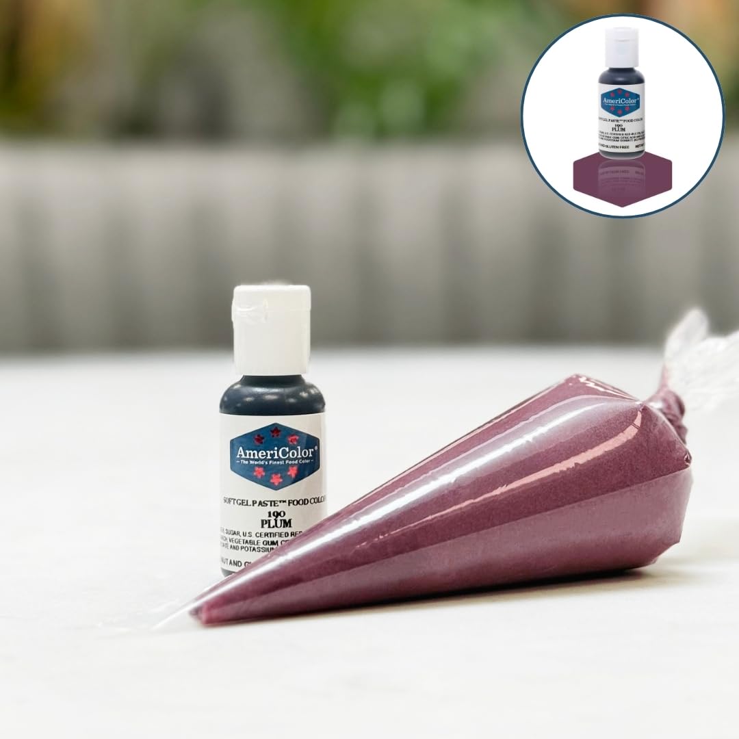 AmeriColor Soft Gel Paste Plum 100 (21g) AmeriColor Soft Gel Paste Plum 100 (21g) - Image 1