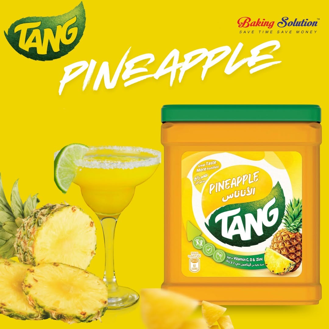 Tang Pineapple Instant Drink Mix 2kg Jar Tang Pineapple Instant Drink Mix 2kg Jar - Image 1