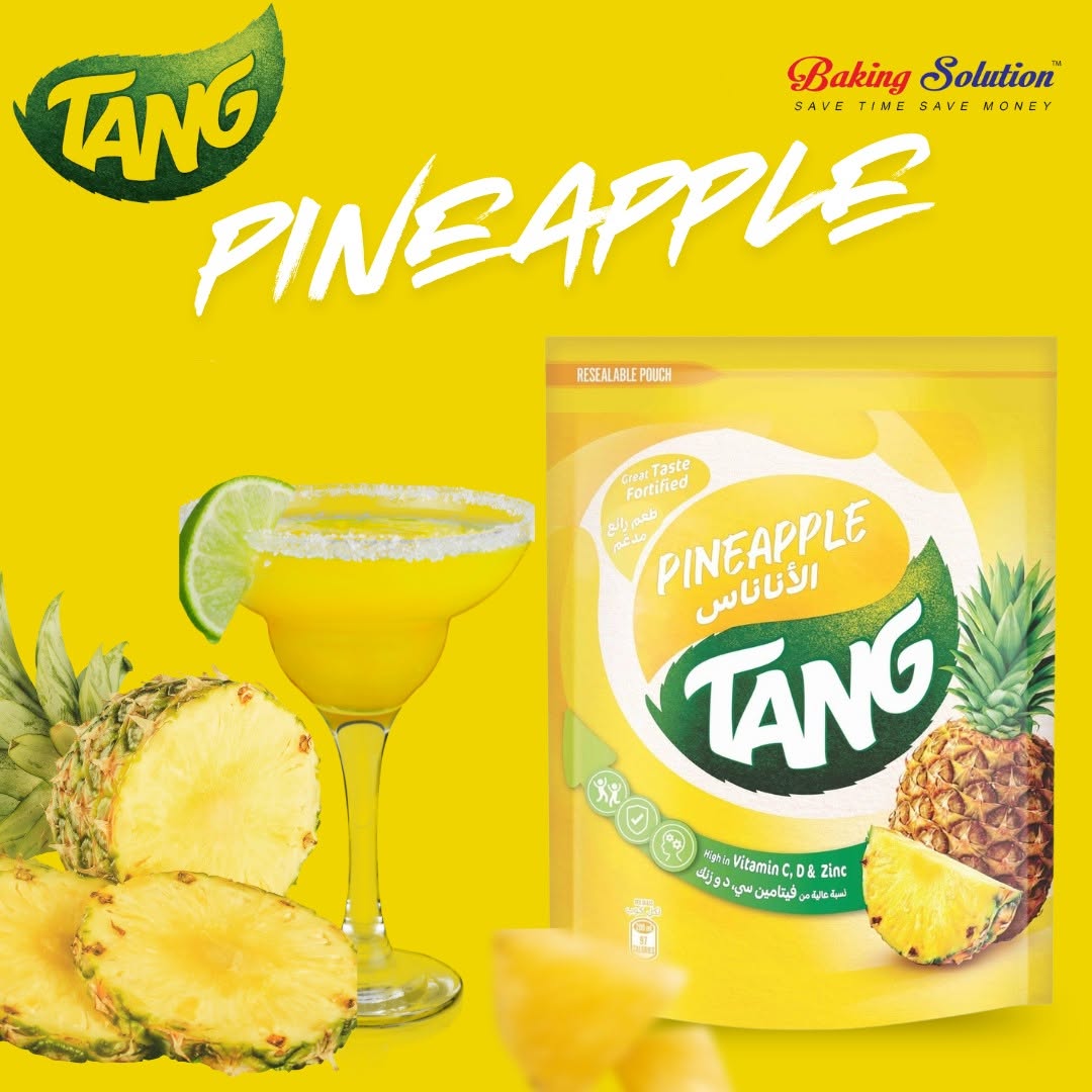 Tang Pineapple Instant Drink Mix 375gm pouches Tang Pineapple Instant Drink Mix 375gm pouches - Image 1