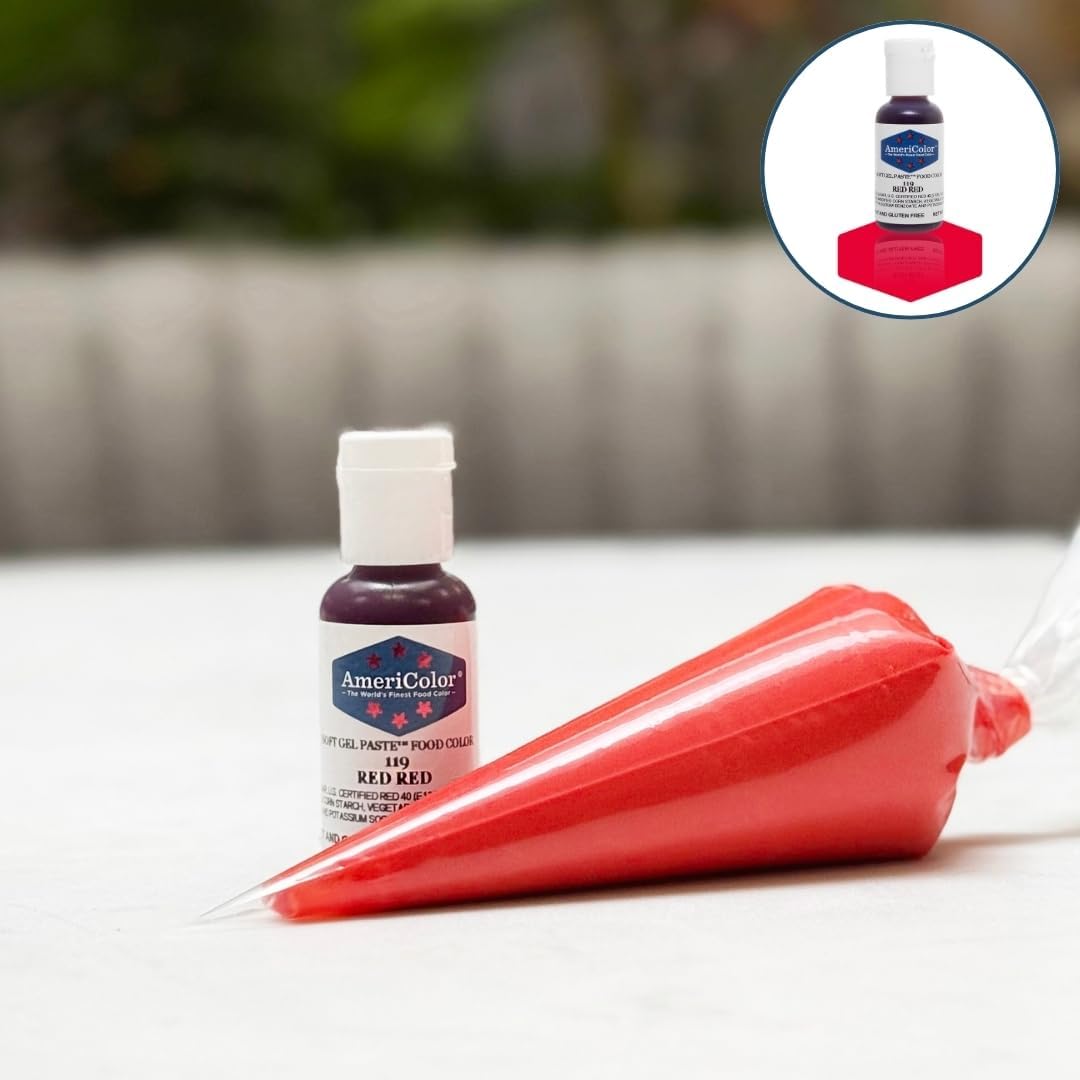 AmeriColor Soft Gel Paste Red 119 (21g) AmeriColor Soft Gel Paste Red 119 (21g) - Image 1