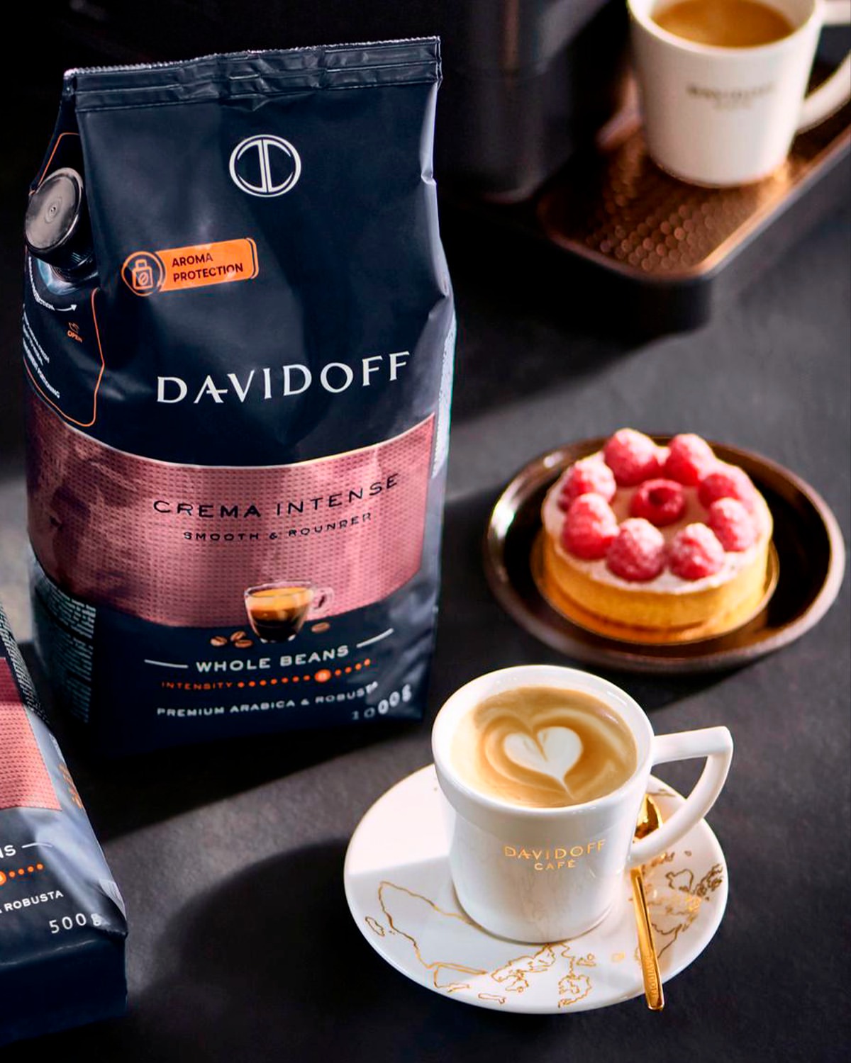 Davidoff Crema Elegant Whole Beans 500g Davidoff Crema Elegant Whole Beans 500g - Image 1