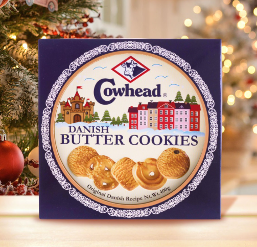 Cowhead Danish Butter Cookies 400g Cowhead Danish Butter Cookies 400g - Image 1