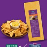 Emborg Cheddar Cheese Colored 2.5 Kg