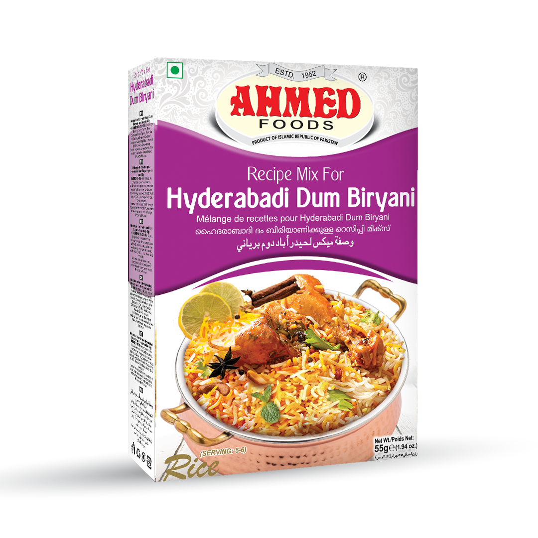 HYD-Dum-Biryani Ahmed Food Hyderabadi Dum Biryani 55g - Image 1