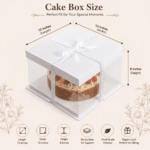 Transparent Cake/ Gift Box (12” × 12” × 8”)