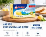 Anchor Pure New Zealand Butter (Unsalted) – 454g