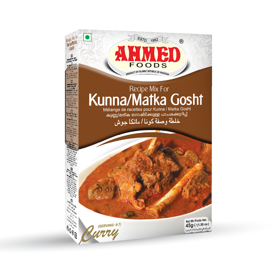 Kunna-Matka-Gosht-Masala Ahmed Food Kunna Matka Gosht Masala 45g - Image 1
