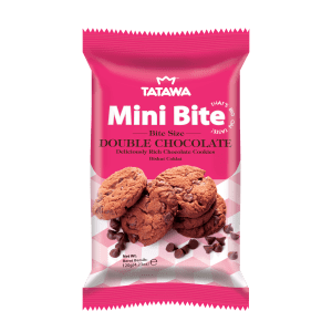 Mini-Bite-120g-300x300 TATAWA Mini Bite: Double Chocolate Deliciously Rich Chocolate Cookies 70g - Image 1