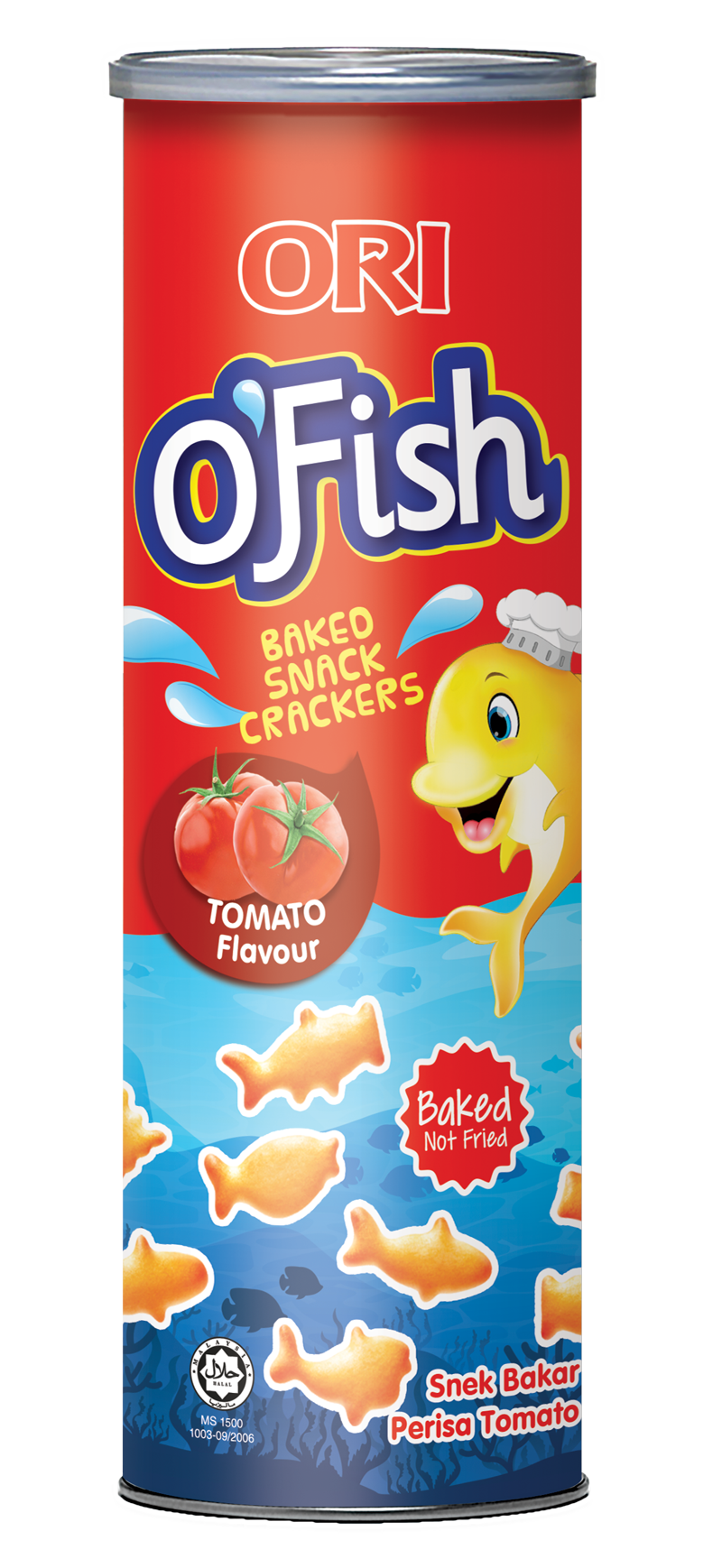 O-Fish_3D-tomato Ori O'fish Baked Snack Tamato - Image 1