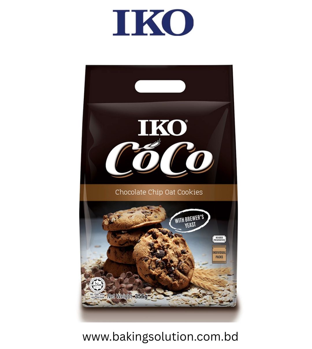 IKO Coco Chocolate Chip Oat Cookies 356g Iko Coco Chocolate Chip Oat Cookies 356g - Image 1