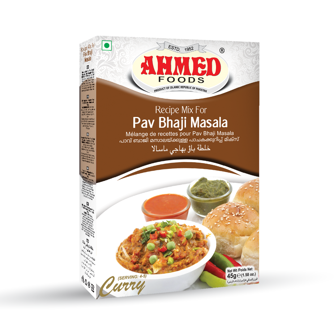 Pav-Bhaji-Masala Ahmed Food Pav Bhaji Masala 45g - Image 1
