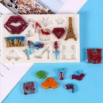 Silicone  Sexy Lips, Eiffel Tower & Makeup Mold